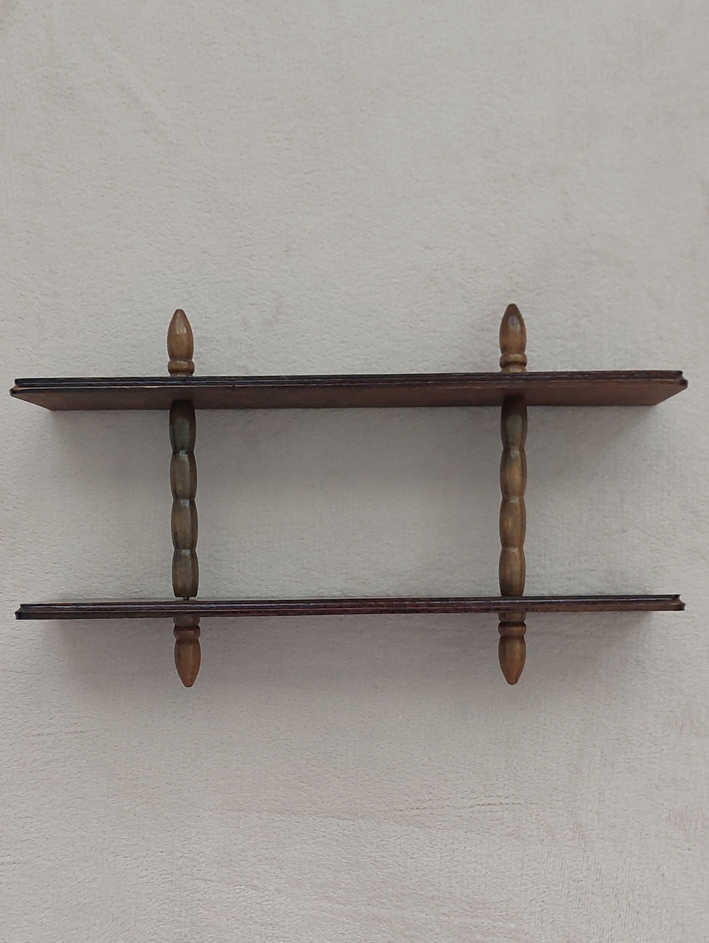 Solid Wood Two-Tier Wall Shelf/Rack NIB - Picture 2 of 10